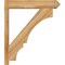 Ekena Millwork Balboa Rough Sawn Arts and Crafts Outlooker, Western Red Cedar, 6"W x 28"D x 32"H OUT06X28X32BOA03RWR - alternate 3